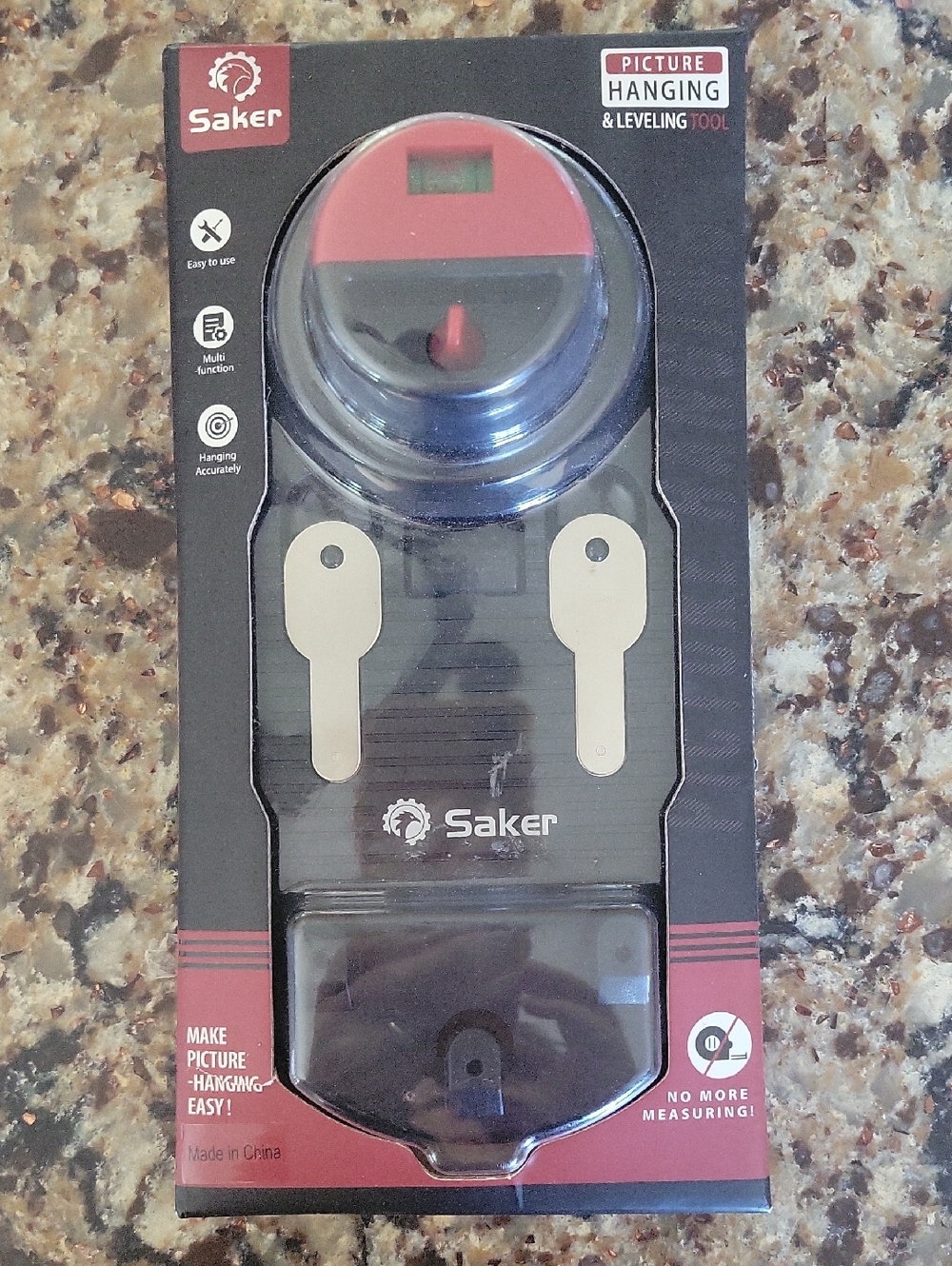 Saker Picture Hanging & Leveling Tool NIB